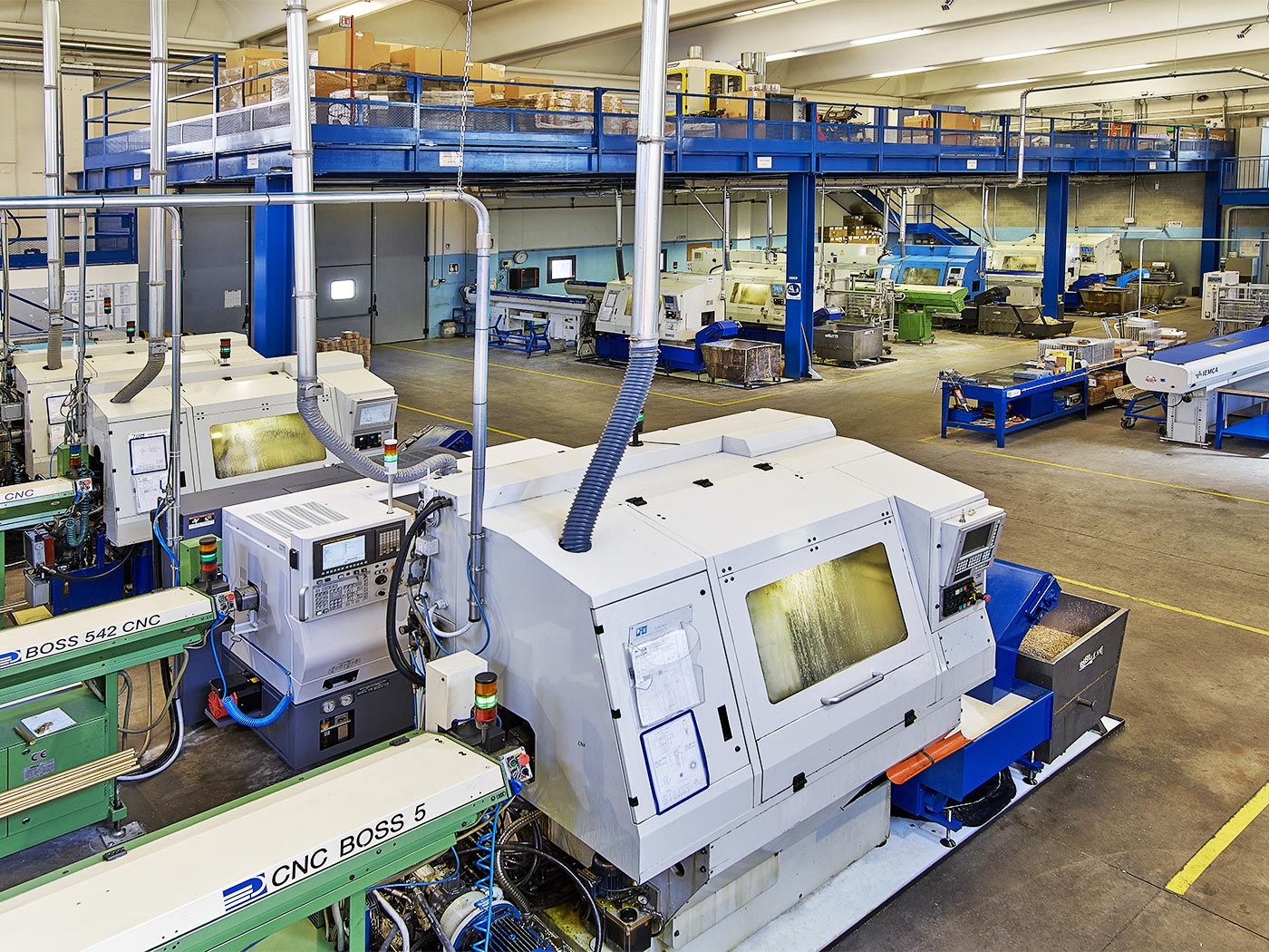Parco macchine torni CNC
